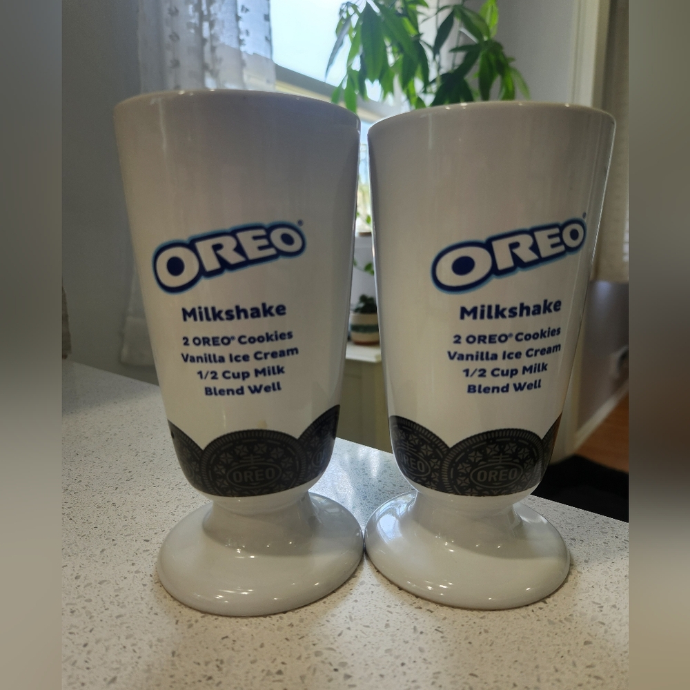 Oreo Milkshake Glass